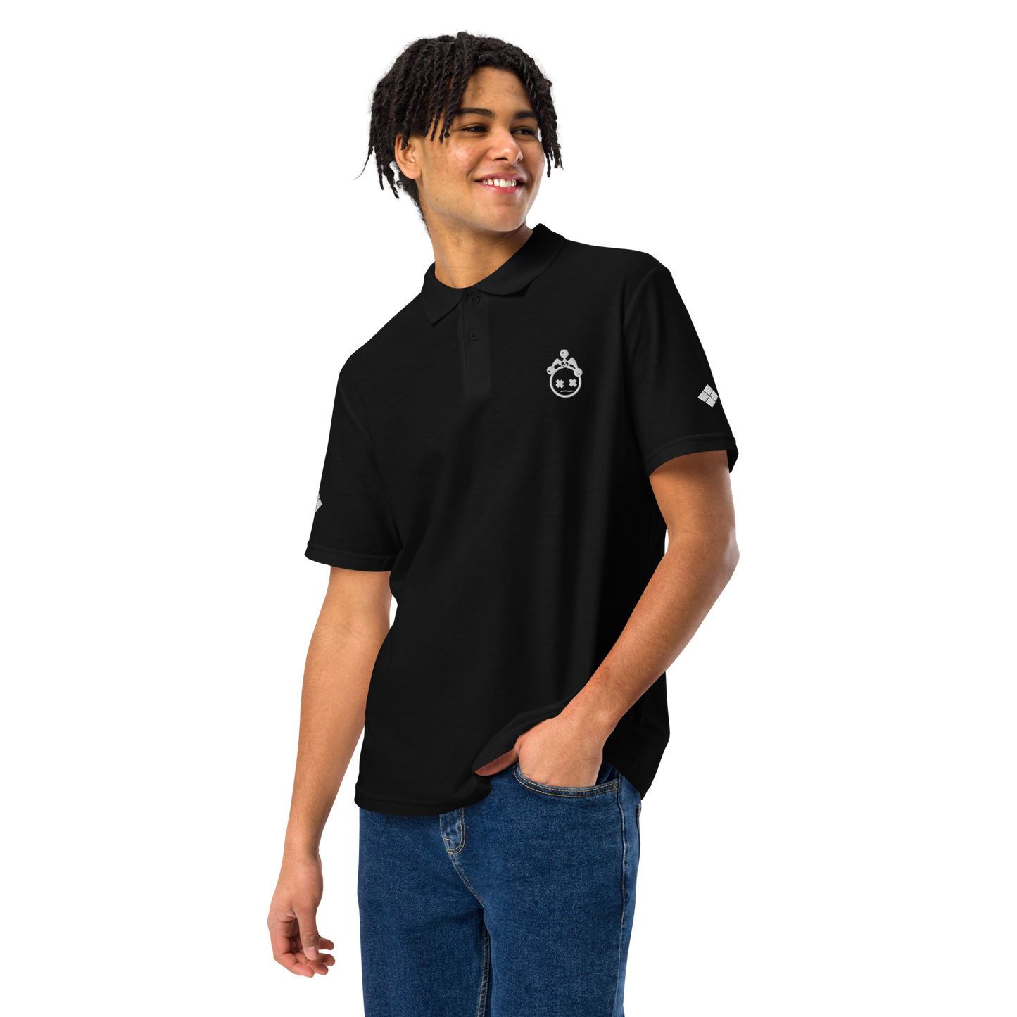 Embroidered Pique Polo Shirt
