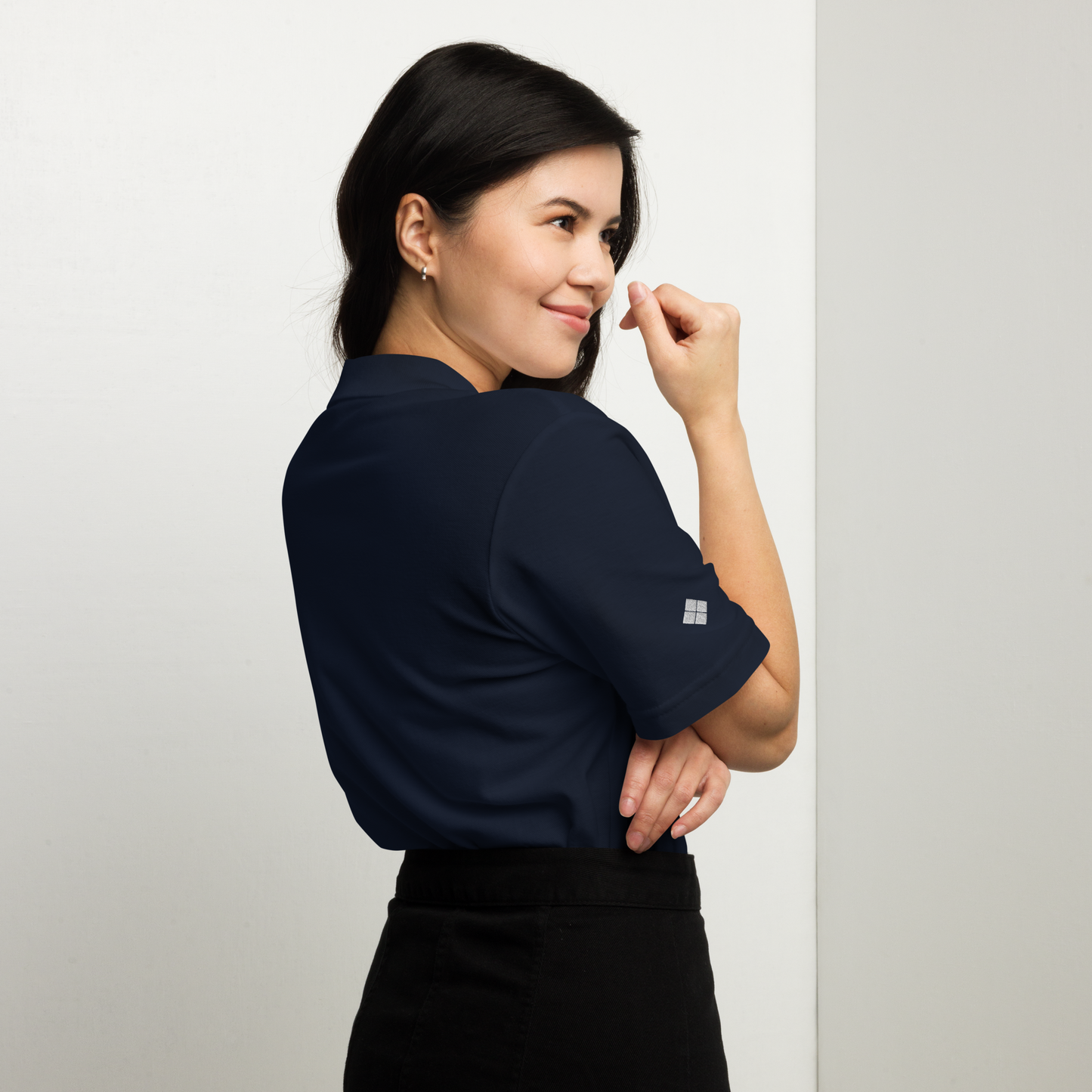 Embroidered Pique Polo Shirt