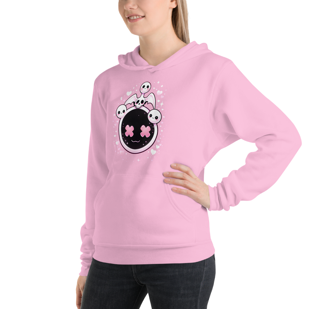 Ladies Pink Jester Hoodie