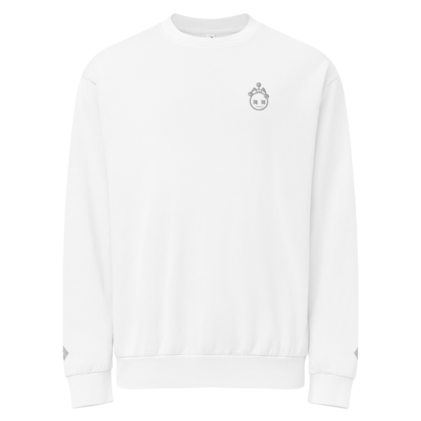 Embroidered Jester Head & Diamonds Sweatshirt