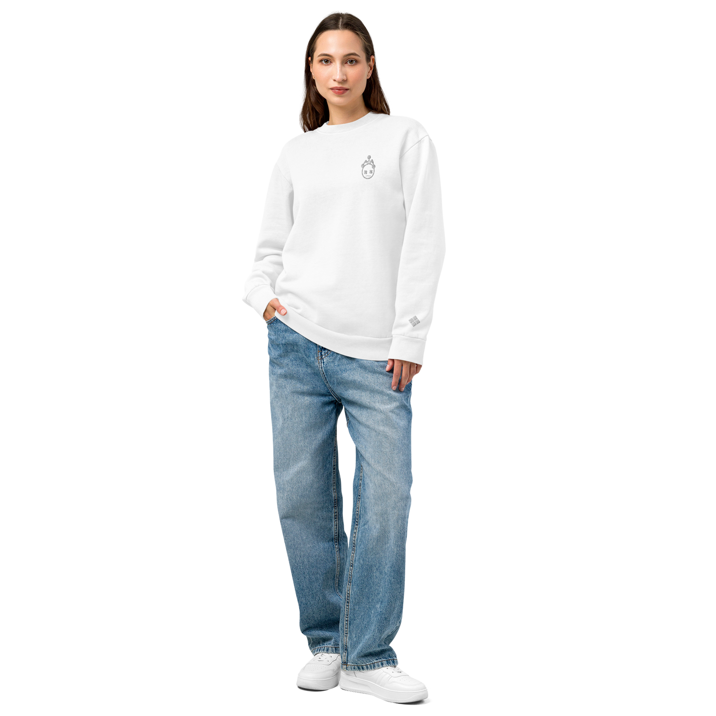 Embroidered Jester Head & Diamonds Sweatshirt