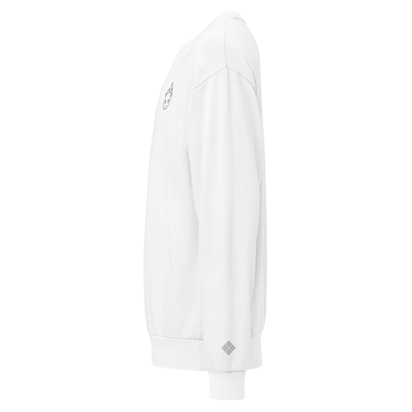 Embroidered Jester Head & Diamonds Sweatshirt