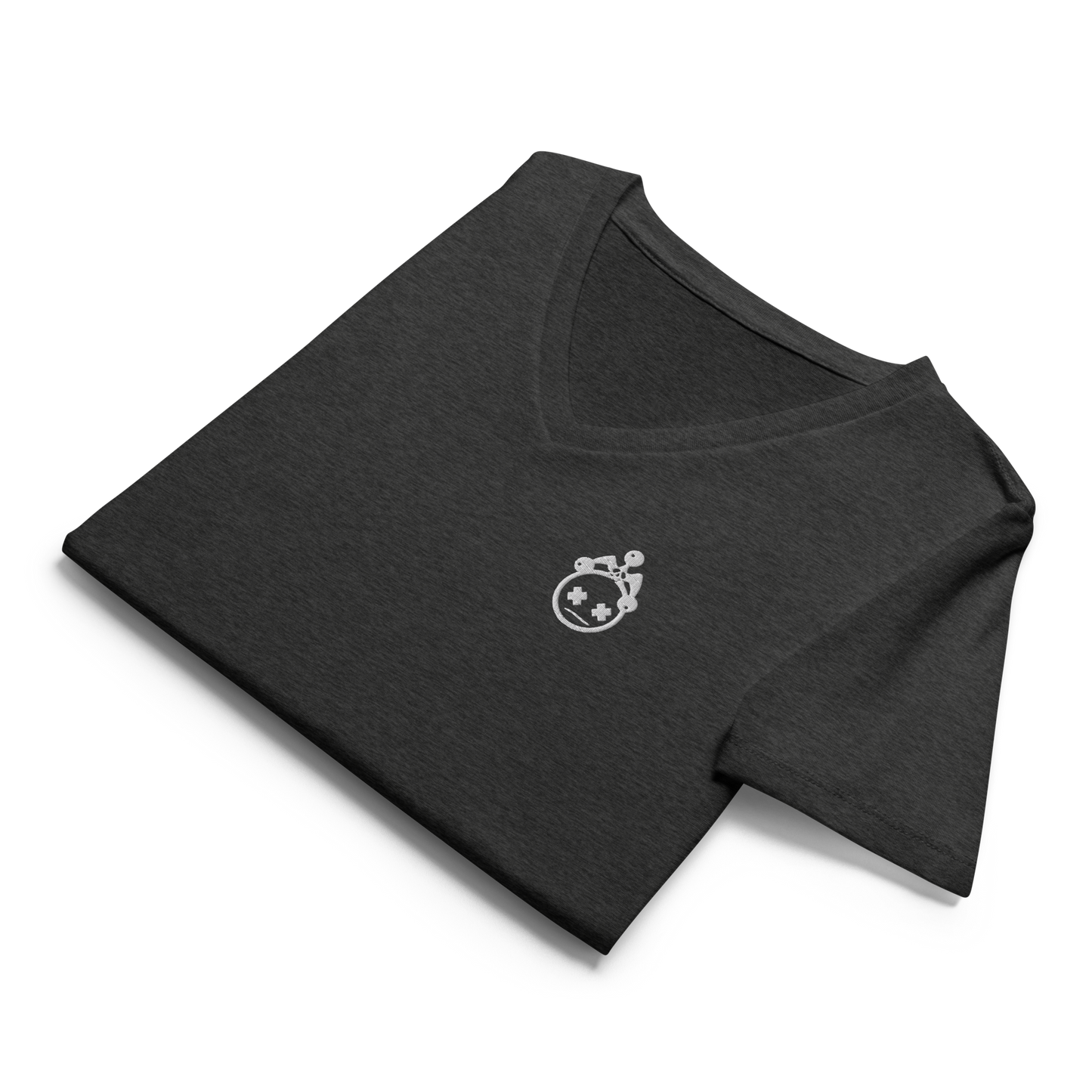 Embroidered Ladies V-neck T-shirt